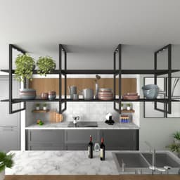 Prateleira industrial cozinha Prateleira de ferro e madeira nicho industrial nichos para cozinha nichos para cozinha