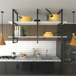 Prateleira industrial cozinha Prateleira de ferro e madeira nicho industrial nichos para cozinha nichos para cozinha