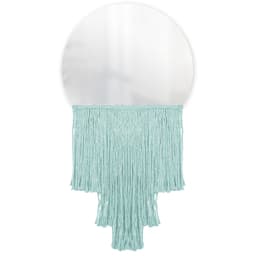 Espelho Decorativo Moon Esc Bangs Verde Água 38cm
