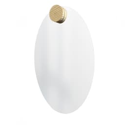 Espelho Decorativo Aplique Redondo  Pinus 60x40cm Oval