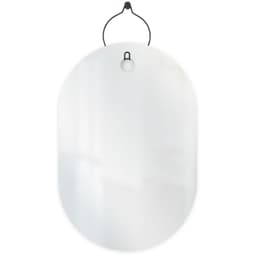 Espelho Decorativo Aramado Wire Boll Preto 60 X 40 Oblongo