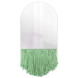 Espelho Decorativo Church Bangs Verde Limão 47X37 Cm