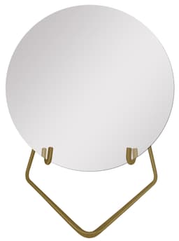 Espelho Decorativo Circle Mesa Dourado 30cm Redondo