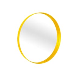 Espelho Decorativo Round Interno Amarelo 60 cm Redondo