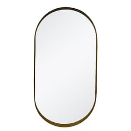 Espelho Decorativo Urban Dourado 60x40cm Oblongo