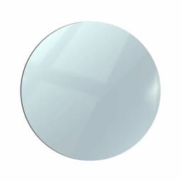 Espelho Multiuso Lapidado Pendurador Led Branco 80cm Redondo