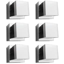 Kit 6 Acabamentos Quadrados Registro Padrão Deca para Chuvei