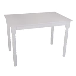 Mesa de Jantar Retangular Dalas Branco 110 cm