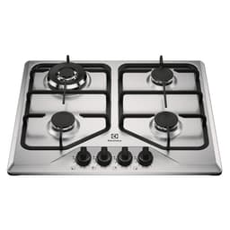 Cooktop à Gás Electrolux 4 Bocas KE4XC Multi Chama Mesa Inox Bivolt