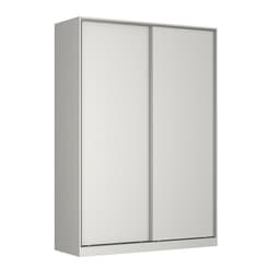 Guarda-Roupa Solteiro Tunas I 2 Portas 3 Gavetas Branco