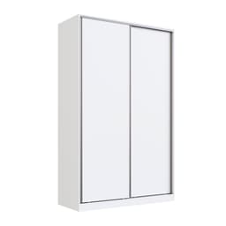 Guarda-Roupa Solteiro Tunas III 2 Portas 3 Gavetas Branco