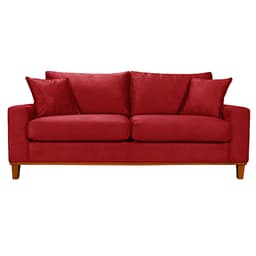Sofa Living Istambul 3 Lugares Tecido Suede