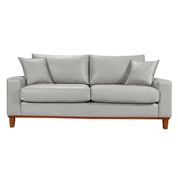 Sofa Living Istambul 3 lugares Revestimento Courino Sintetico