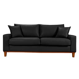 Sofa Living Istambul 3 lugares Revestimento Courino Sintetico