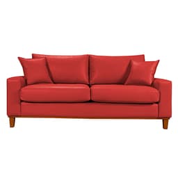 Sofa Living Istambul 3 lugares Revestimento Courino Sintetico