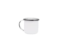 Caneca Xícara Esmaltada no 6 160ML Branco atóxico ESMALTADOS SILVA 2202