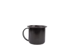 Caneca Xícara Esmaltada no 6 160ML Preta atóxico ESMALTADOS SILVA 2200