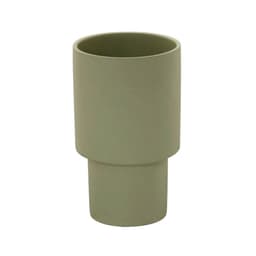 Cachepot Decorativo em Cerâmica Base Verde