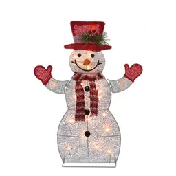 Boneco de Neve com Luz II Branco