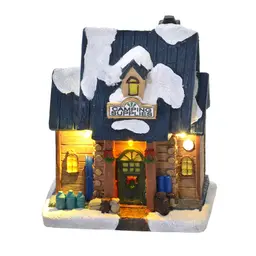 Casa Natalina com Luz II Colorida