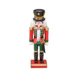 Enfeite Natalino Espressione Soldado Branco e Vermelho 17 cm