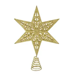 Estrela Ponteira para Árvore Espressione Dourada