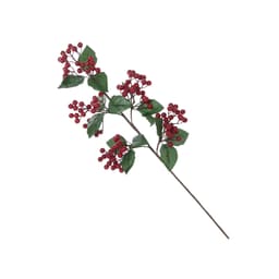 Galho Natalino Espressione Verde e Vermelho 66 cm