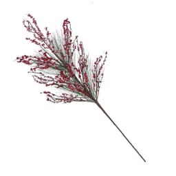 Galho Natalino Verde e Vermelho