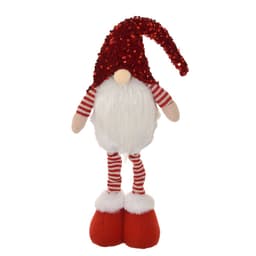Gnomo Natalino III Vermelho e Branco