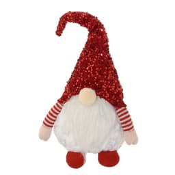 Gnomo Natalino IV Vermelho e Branco