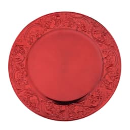 Sousplat Espressione Floral Vermelho