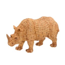 Escultura Decorativa Rinoceronte II Espressione Marrom