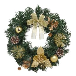 Guirlanda Natalina Espressione com Pinhas Verde e Dourada