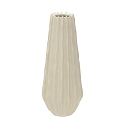 Vaso Decorativo Espressione Cilindo Creme 33 cm