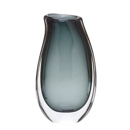 Vaso Decorativo Espressione Cinza e Transparente