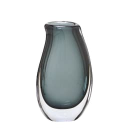 Vaso Decorativo Espressione II Cinza e Transparente