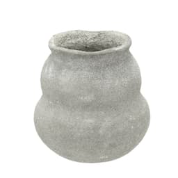 Vaso Decorativo Espressione Stone Bege 15 cm