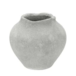 Vaso Decorativo Espressione Stone Bege 17 cm