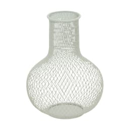 Vaso Decorativo Espressione Telado Off White 19 cm