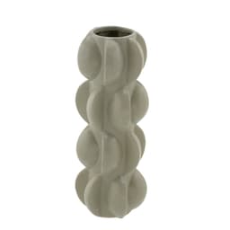 Vaso Decorativo Espressione Texturas Cinza