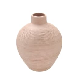 Vaso Decorativo Redondo Espressione Marrom