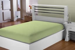 Lençol Avulso Percal 200 Fios Casal Estamparia - Verde