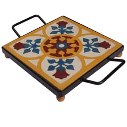 Descanso de Panela Apoio De Mesa Ladrilho Hidráulico B4