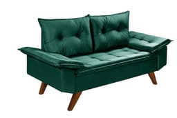 Sofa 2 Lugares Bariloche Essencial Estofados Verde