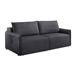Sofá 3 Lugares Retrátil Urban com USB Linho Grafite 220 cm