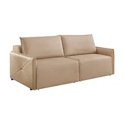 Sofá 4 Lugares Retrátil Urban Linho Palha 260 cm
