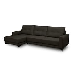Sofá 5 Lugares Heros com Chaise Esquerdo Veludo Marrom