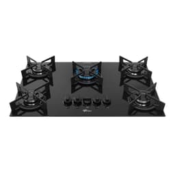 Cooktop a Gás Fischer 5 Bocas Fit Line Trempe Iron 36325