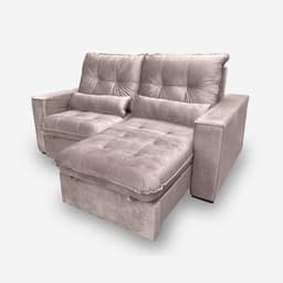 Sofá Atlanta 2 Lugares 1,70 metros Veludo - 14 Rose