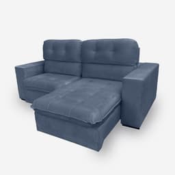 Sofá BEKAA 2 Lugares 1,90 metros Veludo - 24 Marinho